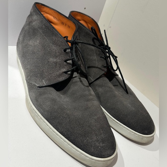 Santoni – Suede Chukka Sneaker Boots main image 5